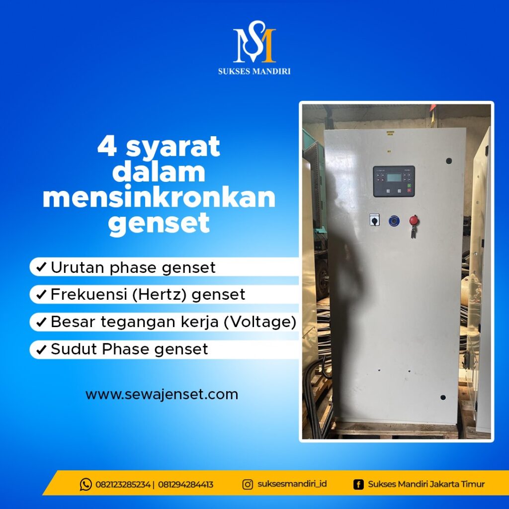 kelebihan genset synchronize